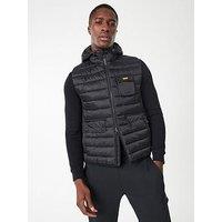 Barbour International Ousten Hooded Gilet - Black