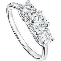 Created Brilliance Audrey Created Brilliance 9Ct White Gold 1Ct Lab Grown Diamond Three Stone Ring