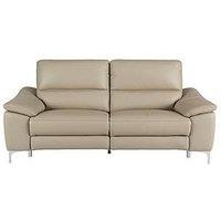 Very Home Pavilion 3 Seater Leather/Faux Leather Power Recliner Sofa