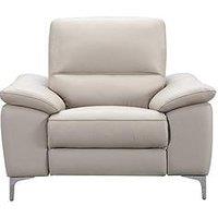 Very Home Pavilion Leather/Faux Leather Power Recliner Armchair