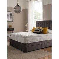 Silentnight 1000 Pocket Pillowtop Divan Bed With Storage Options (Headboard Included) - Velvet - Medium Firm