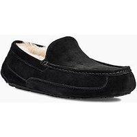 UGG Ascot Mens Black Slippers Shoes - 11 UK