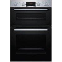 Bosch Series 2 Mha133Br0B Built-In Double Oven - Stainless Steel And Black