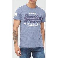Superdry Classic Graphic Logo T-Shirt - Blue