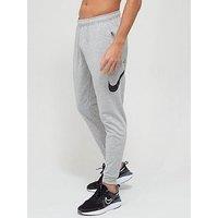Nike Training Dry Fleece Taper Pants - Dark Grey