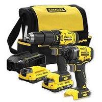 Stanley Fatmax Fatmax V20 18V Combi Drill And Impact Driver Sfmck465D2S-Gb