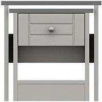 One Call Alderley Ready Assembled Nest Of Tables - Grey