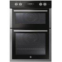Hoover H-Oven 300 Ho9Dc3Ub308Bi 90Cm Built Under Double Oven - Black & Stainless Steel - Oven Wi