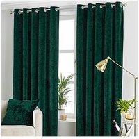 Riva Home Verona Eyelet Lined Curtains