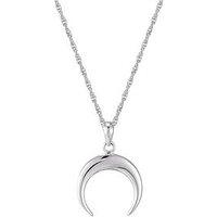 The Love Silver Collection Sterling Silver Tusk Pendant Necklace