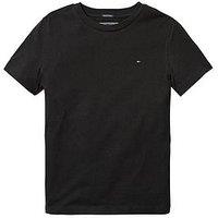 Tommy Hilfiger Boys Short Sleeve Essential Flag T-Shirt - Black