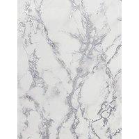 Arthouse Carrara Marble Silver Wallpaper