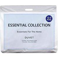 The Very Collection Essentials 13.5 Tog Duvet - White