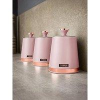 Tower Cavaletto Storage Canisters In Pink - Set Of 3