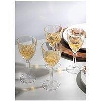 Maxwell & Williams Verona Set Of Four Crystal Wine Glasses