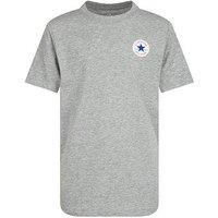 Converse Older Boys Short Sleeve Printed Chuck Taylor Patch T-Shirt - Grey