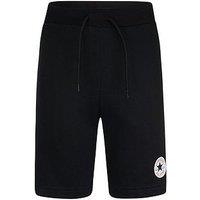 Converse Older Boys Printed Chuck Patch Shorts - Black