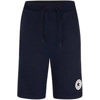 Converse Older Boys Printed Chuck Patch Shorts - Navy