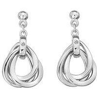 Hot Diamonds Trio Teardrop Earrings