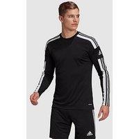 Adidas Squad 21 Long Sleeve Tee - Black