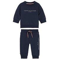 Tommy Hilfiger Baby Boys Essential Jog Set - Navy
