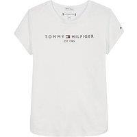 Tommy Hilfiger Girls Essential Short Sleeve T-Shirt - White