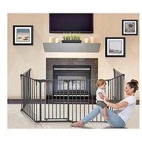 Dreambaby Royale Converta 3-In-1 Metal Playpen/ Fire Barrier - Charcoal