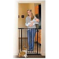 Dreambaby Liberty Xtra Tall Gate (Fits 75-81Cm, Height 93Cm) - Black/Metal
