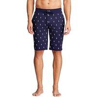 Polo Ralph Lauren All Over Pony Print Logo Lounge Shorts - Cruise Nave