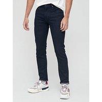 Tommy Hilfiger Slim Fit Bleecker Power Stretch Ohio Rinse Wash Jeans - Dark Wash