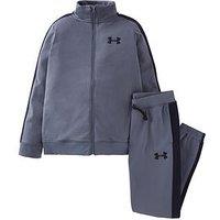 Under Armour Boys Knit Track Suit - Grey
