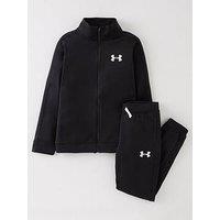 Under Armour Boys Knit Track Suit - Black