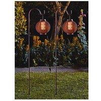 Smart Solar Forli Flaming Lantern 2 Pack
