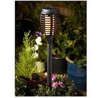 Smart Solar Party Flaming Torch Black, 5 Pk