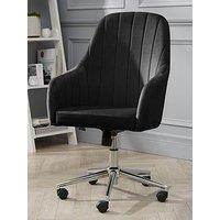 Very Home Molby Fabric Office Chair - Black - Fsc Certified