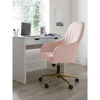 Very Home Molby Fabric Office Chair - Pink - Fsc Certified