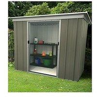 Yardmaster 6 X 4 Ft Platinum Tall Metal Pent Roof Shed
