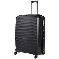 Rock Luggage Sunwave Medium 8-Wheel Suitcase - Black