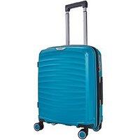 Rock Luggage Sunwave Carry-On 8-Wheel Suitcase - Blue