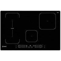 Indesit Ib21B77Ne Built-In 77Cm Width Induction Hob - Black - Hob With Installation