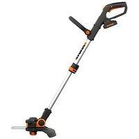 Worx 20V Powershare 30Cm Cordless Grass Trimmer With X2 2.0Ah Batteries & Charger