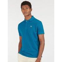 Barbour Tartan Pique Regular Fit Polo Shirt - Blue