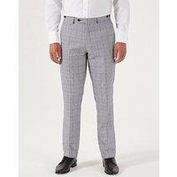Skopes Anello Tailored Fit Trousers - Grey Check