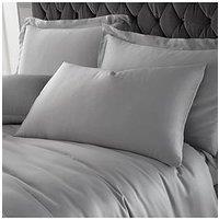 Catherine Lansfield Standard Pillowcase Pair - Blush