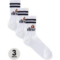 Ellesse Pullo 3Pk Socks - White