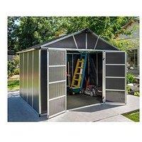 Canopia By Palram Yukon 11X9 Dark Grey Shed
