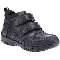 Hush Puppies Jezza Back To School & Strap Boot - Black