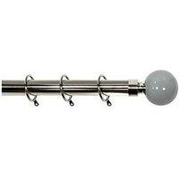 Very Home Painted Ball Finial 25-28Mm Extendable Curtain Pole 120-210Cm