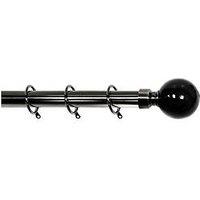 Very Home Painted Ball Finial 25-28Mm Extendable Curtain Pole 90-160Cm
