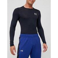 Under Armour Heatgear Armour Comp Long Sleeve - Black/White